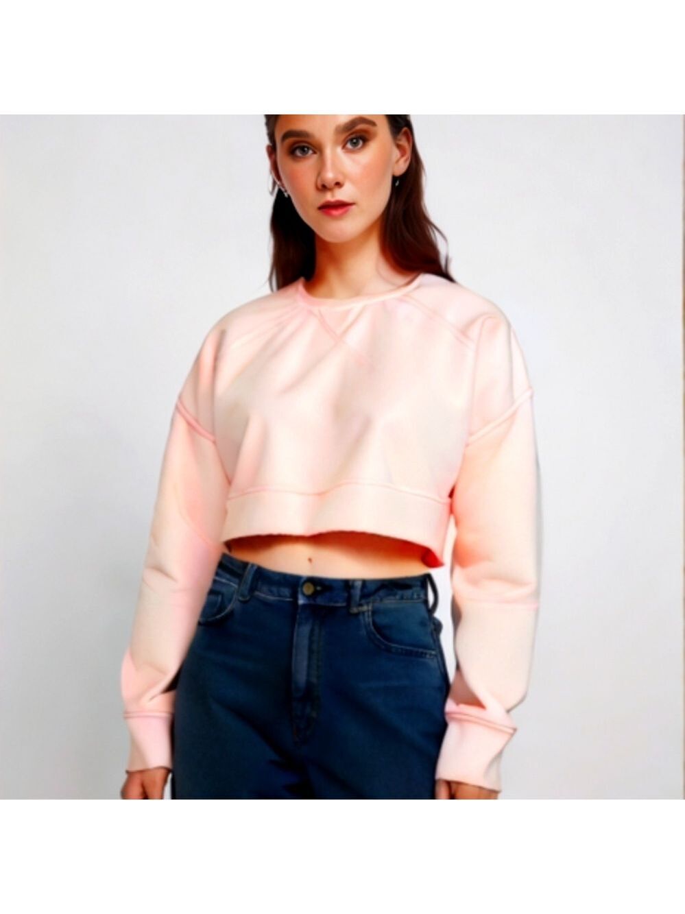 Sweaty Betty cropped long sleeve sweatshirt small